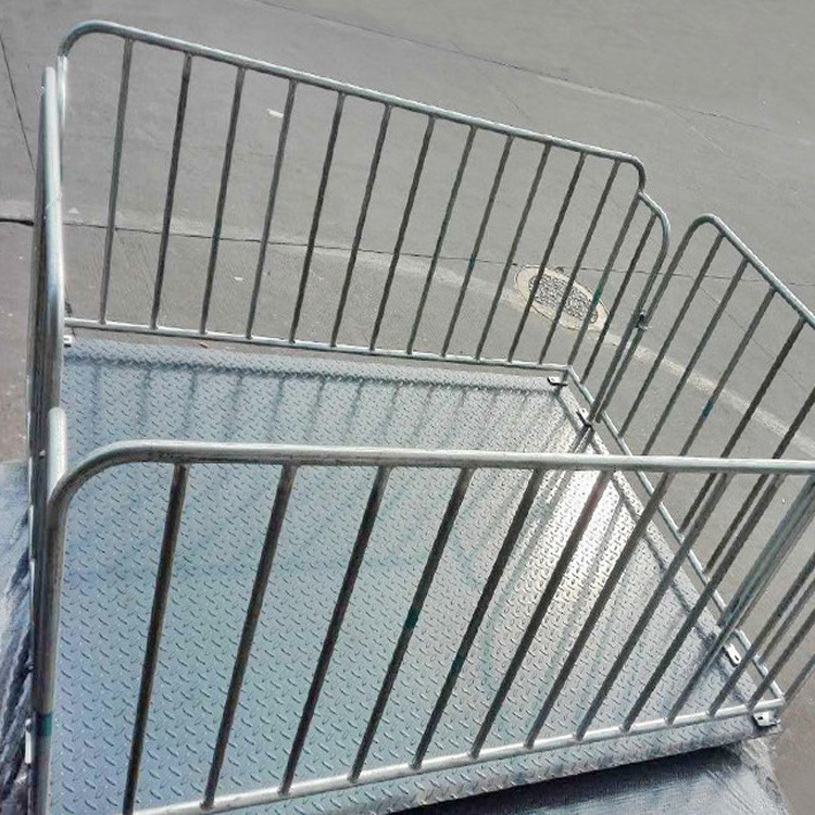 Pesée précise des animaux de 500 g sur les fermes Échelle de bétail avec clôture et support OEM personnalisé