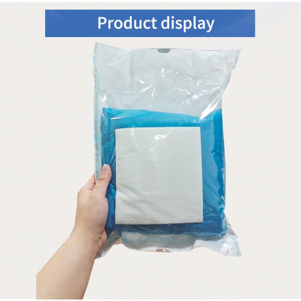 Kit básico de apósito estéril desechable para quirófano, consumibles médicos para el cuidado de heridas, paquete quirúrgico