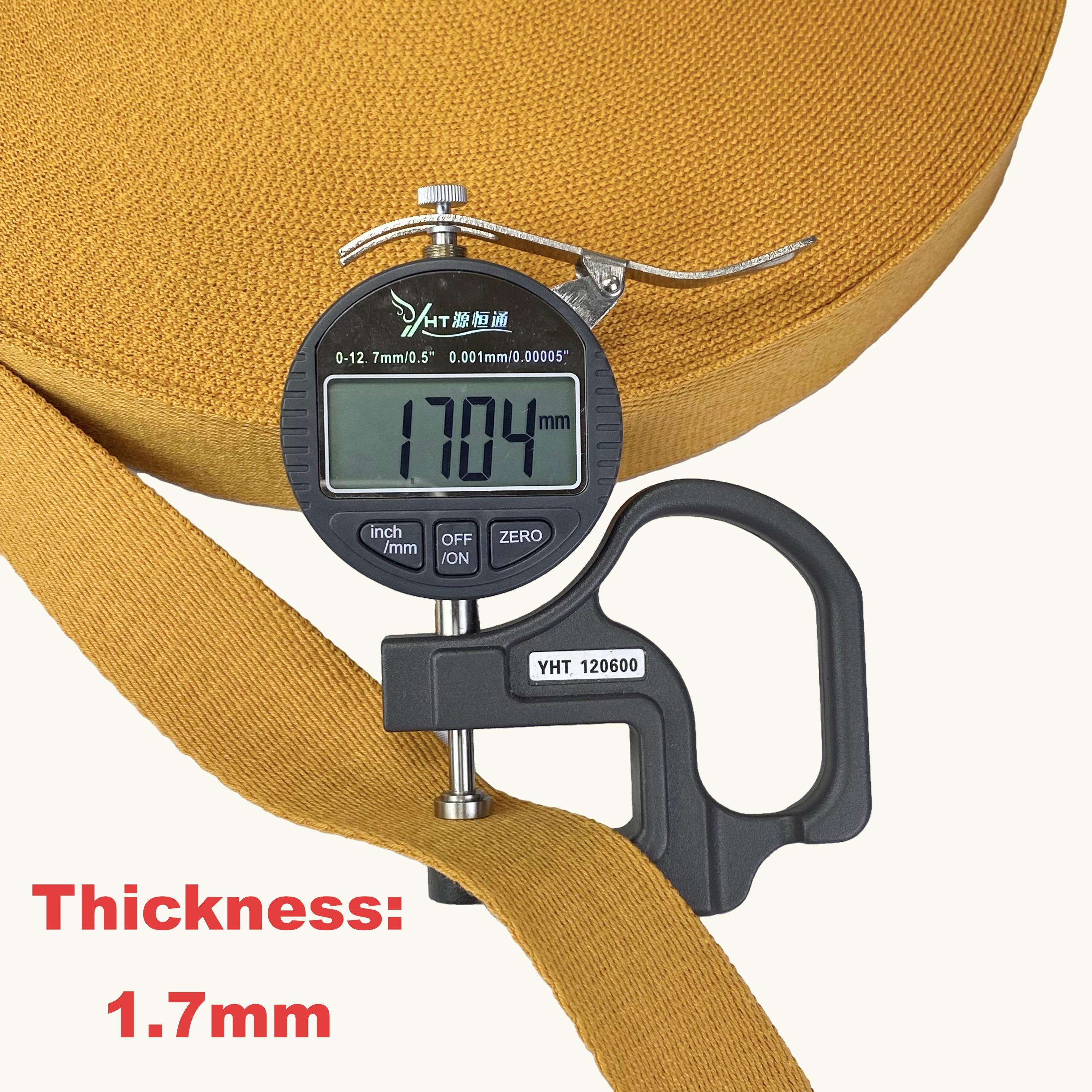 Thickened polyester-cotton webbing Various colors Backpack strap Belt Handbag strap
