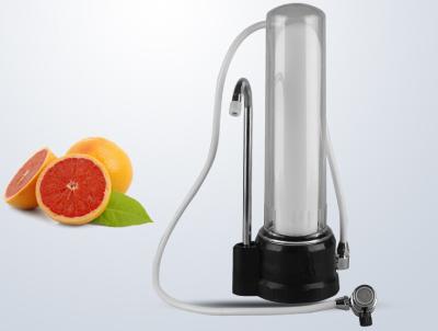 Single Stage Ceramic Water Filter Cartridge Replacement Countertop Clear Housing