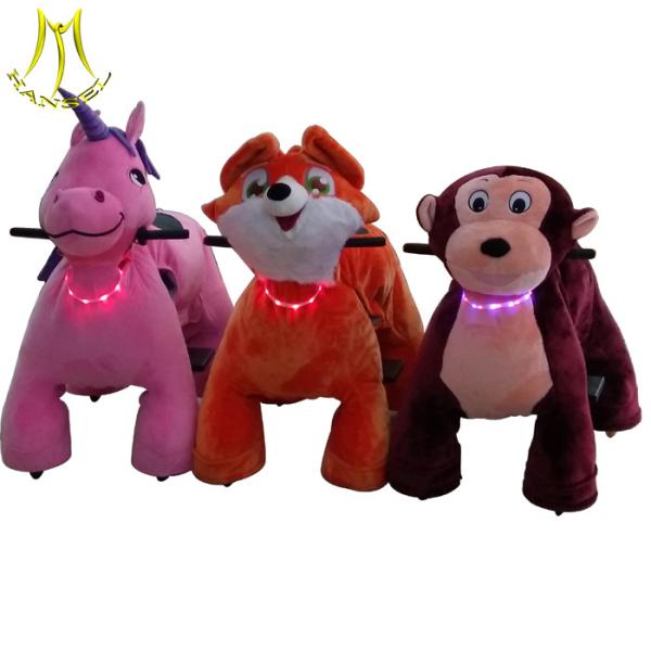Hansel l entertainment zoo rider toy to kids battery operated animal walker Christmas deer with led