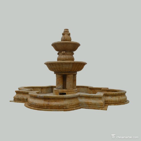 Stone pool marble water fountains outdoor garden decoration