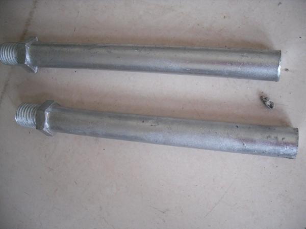 2230mm Length M24/1 Galvanized Steel Anchor Estension Rod C1045 Material