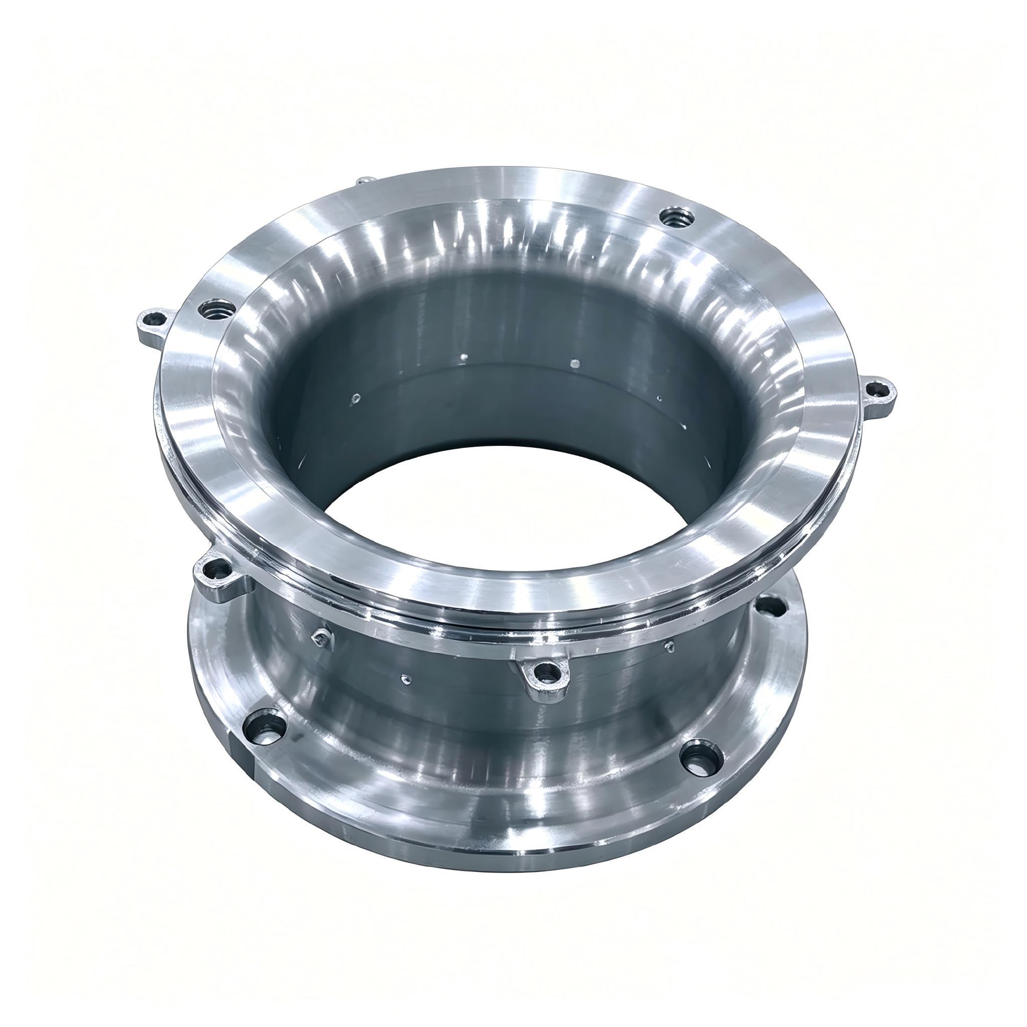 Machined Stainless Steel Flange Upper Cover Cnc Turning Milling Part
