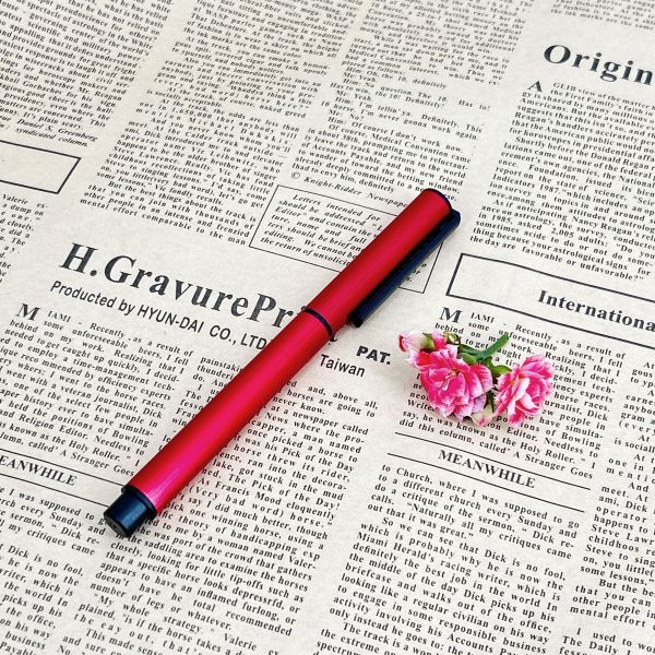 Colorful Aluminum Gel Pen High End Comfortable Holding Metal Rod Drawing Gel Pen