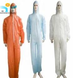 Cleanroom Disposable Chemical Protective Coverall YIHE Disposable Suits With Hood