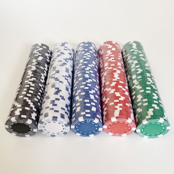 40mm Casino ABS Blank Poker Game Chips Set Customized Logo