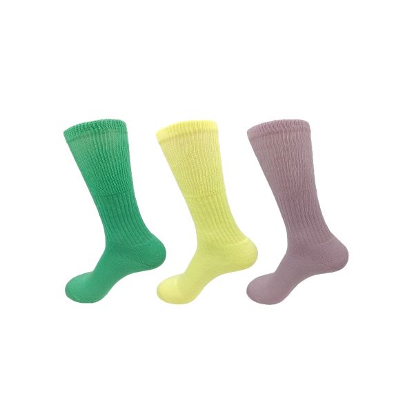 Eco - Friendly Black Diabetic Friendly Socks With Anti - Bacterial Materials