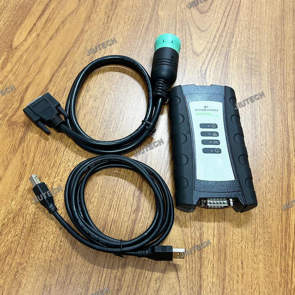 V5.3 Agriculture Construction Electronic Data Link EDL V3 Diagnostic kit Service Advisor EDL V3 scanner tool+CF19 Laptop
