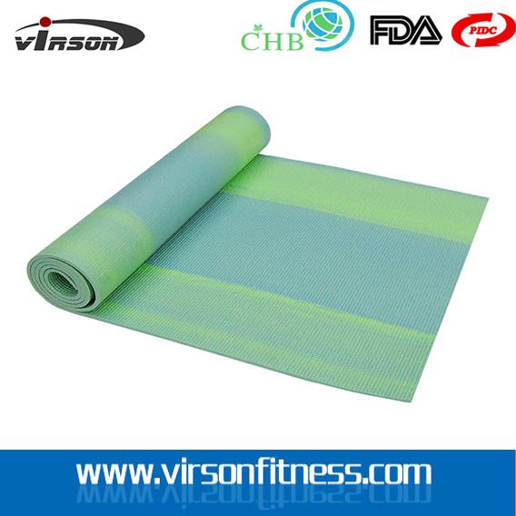 Gym fitness Wholesale New product 2015 Digital Printed rainbow Pvc Yoga mat