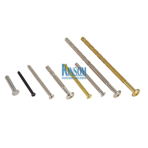 special head flange pins kinsom fasteners copper coating no thread bolts