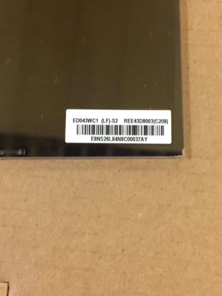 ED043WC1 4.3 Inch E Ink Monitor For Pc , Pixel Forma E Ink Touch Display 