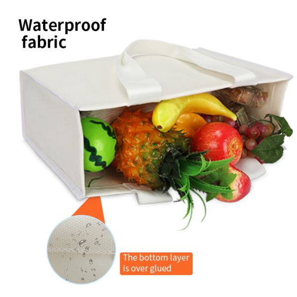 Canvas Tote Bag Eco Friendly Shopping Bags Retail Heavy Duty Thick Bottom 4x4x10