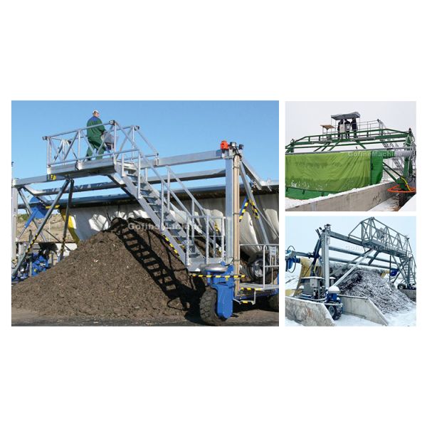 Машина для компостирования органических удобрений на 100% богатая питательными веществами и минералами