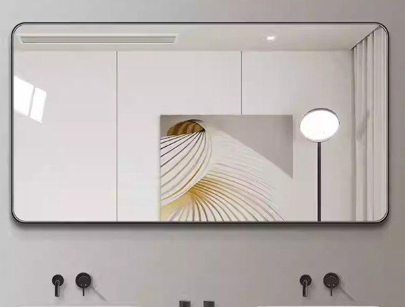 Декорация стены по индивидуальному размеру Зеркальное стекло, используемое в помещении / ванной