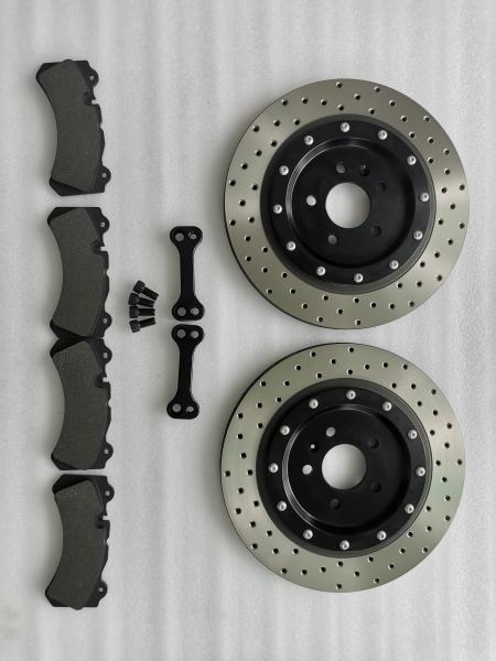 Car Brake Rear Enlarged Disc 324*10mm Bracket GT6 Backup Pads