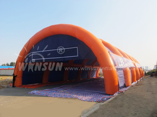 Giant PVC Inflatable Lawn Tent For Exhibition / Job Fair 30x15x7.5m