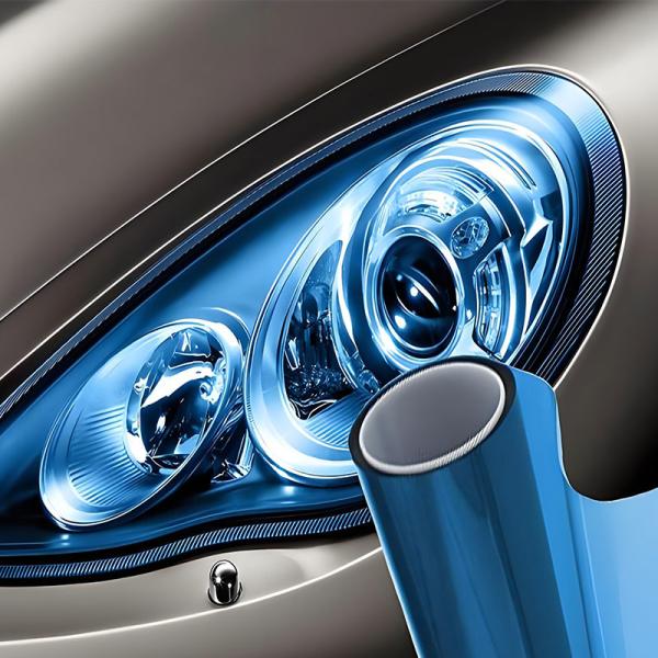 TPU Car Headlight Film Hydrophobic Anti Scratch Car Wrap Film Automobile Tail Lamp Film