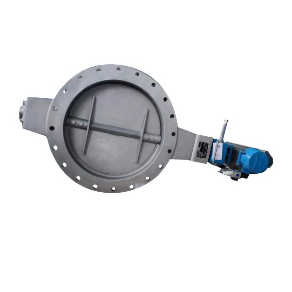 Нержавеющая сталь фланцевый пневматический клапан высокопроизводительный промышленный клапан бабочки