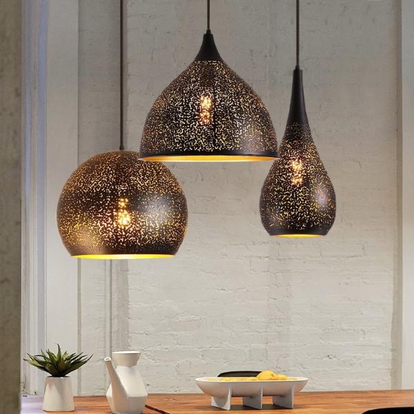 Loft Industrial enamel pendant lights for Kitchen Bedroom Living room Lighting Fixtures (WH-VP-23)