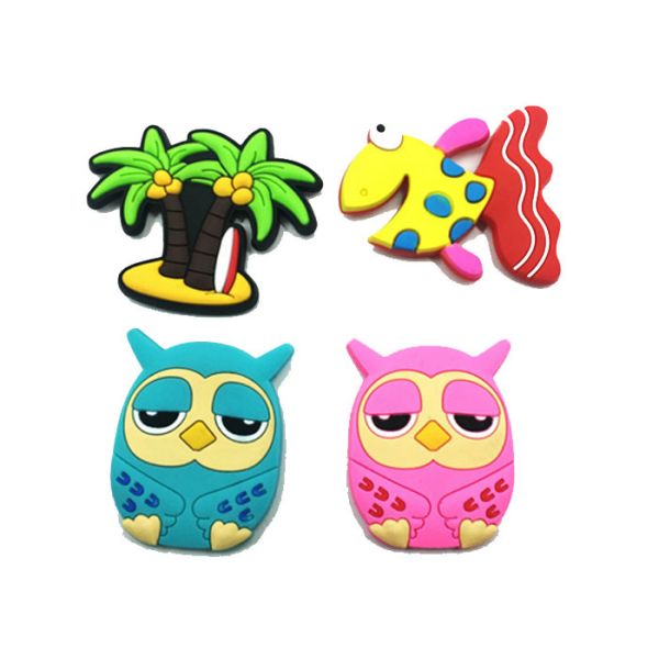 Washable Rubber Fridge Magnets , Magnetic Stickers For Fridge HS Code 3926400000