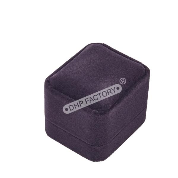 Black Velvet Earring Jewelry Box Wrapping Foam Safely Store Jewelry Collection