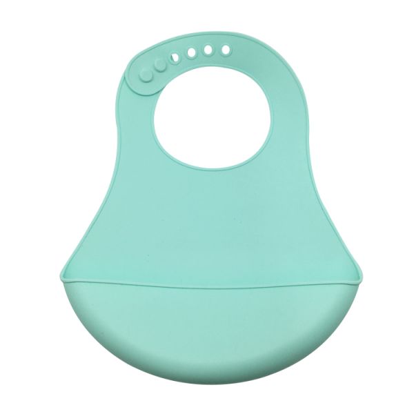 Hot selling 2018 Amazon Wholesale Waterproof Silicone babies Bib Infant Bib