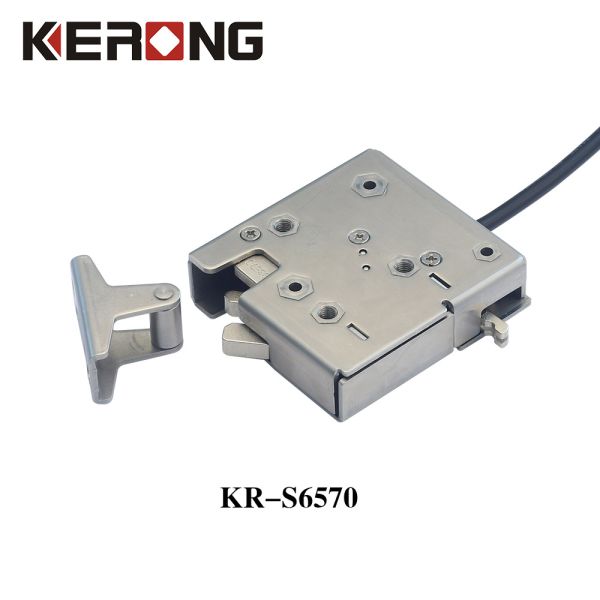 12V / 24V DC 304 Stainless Steel Electromagnetic Lock For QR Storage Cabinet