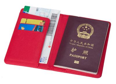 customized advertising LOGO Business passport holder high-grade passport cover PU ticket holder short passport bag