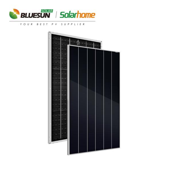 Bluesun High Efficiency HJT Mono Solar Panel 500w 570w 585w 670w 700w Shingled Panel With CE TUV Certificates