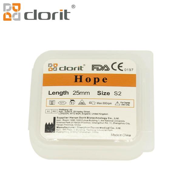 Ativação azul Endo Files High Flexibility dental giratório do calor F1 de DORIT 25mm