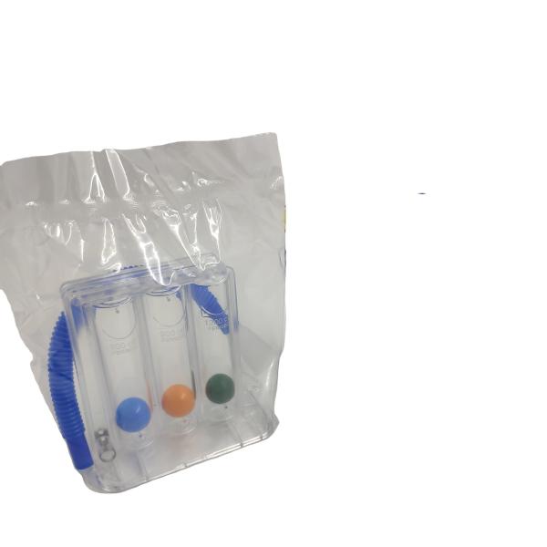 3 fontes de respiração respiratórias do equipamento dos primeiros socorros do anúncio publicitário de Lung Exerciser Medical da bola