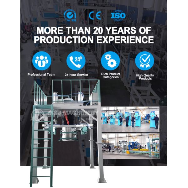 Semi-automatic Big Bag Powder Filling Packing Machine with Electrical Pneumatic Drive