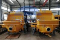 A bomba concreta diesel 50m3/H da movimentação hidráulica Output o Portable aerodinamizado