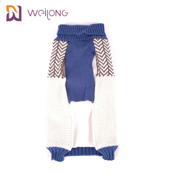 Классический кабель вяжет любимца пальто прыгуна свитера любимца теплого зима одевает обмундирования для котов собак