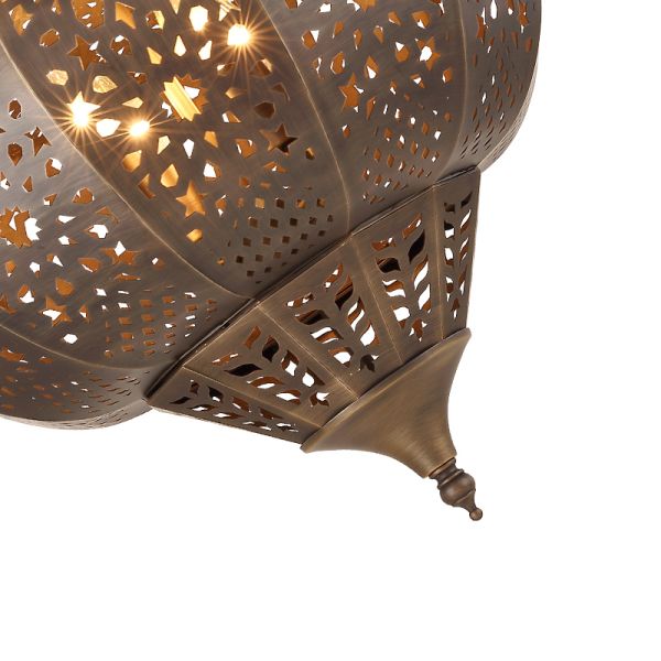 Gold-plated Mosque Chandelier for prayer hall Restaurant decoration(WH-DC-15)