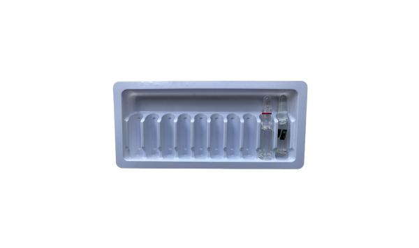 PET blister packaging tray water injection medicine ampoule tray customization