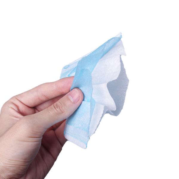 Non - Woven Disposable Nose Mask Anti - Dust Sanitary With Elastic Earloop