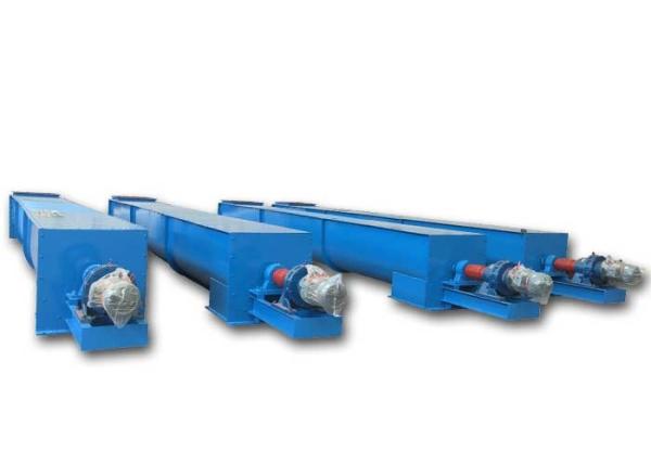 Uniform Feeding U Trough Screw Conveyor Low Power Consumption Industrial Grade