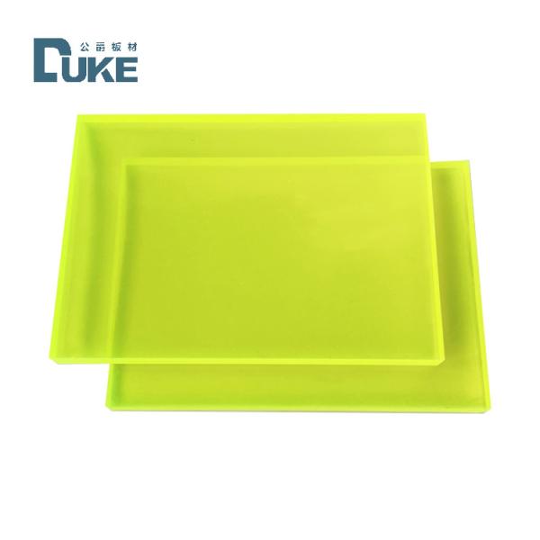 Folhas acrílicas coloridas de plexi de 15 mm de espessura para sinalização