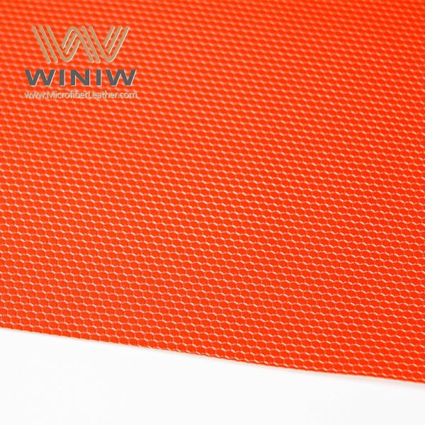 Microfiber PU Synthetic Faux Leather Material For Garments