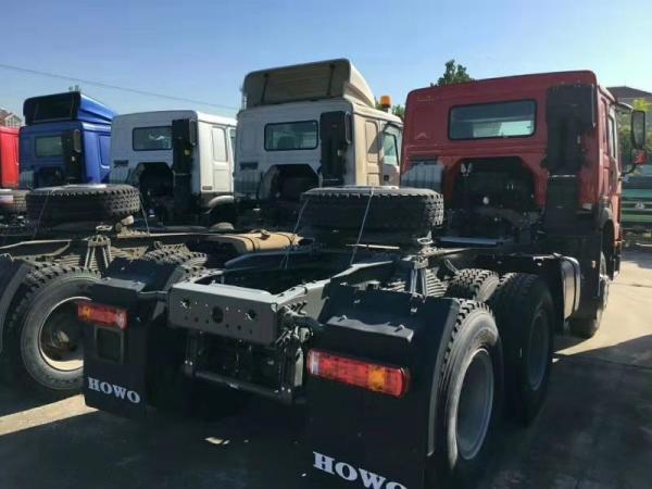 Stock HOWO 6X4 tractor head with production 2017 model, promotion for 6X4 HOWO tractor truck