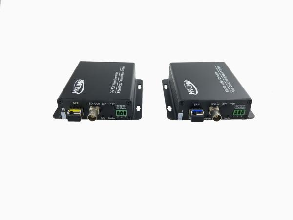 1080P/60Hz 3G-SDI to Fiber Optical Converter with RS485 Data to Extender Receiver,Support SD/HD/3G-SDI input&output 20KM