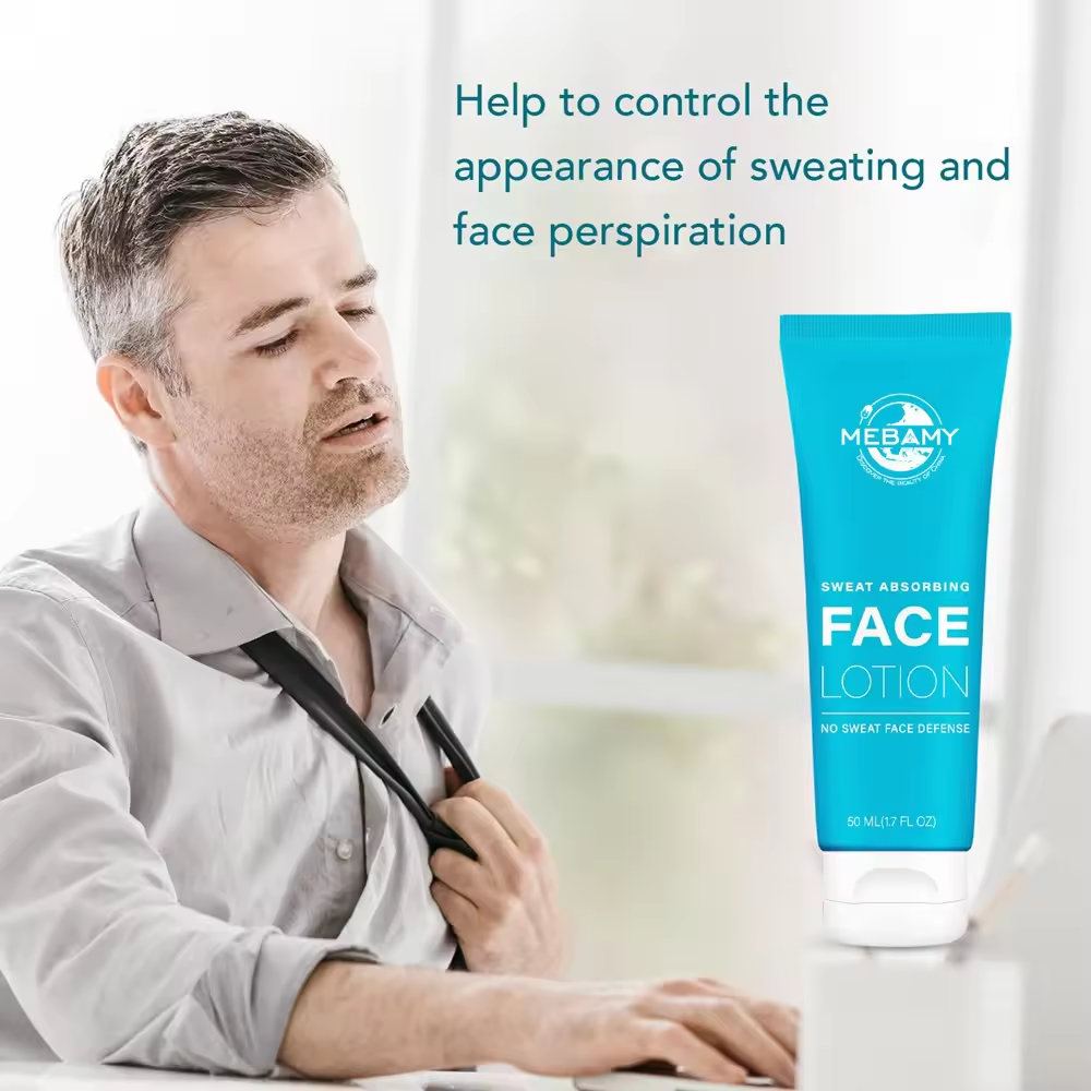 Lotion antitranspirante Efficace Contrôle Longue durée Crème pour le visage antitranspirant Sueur absorbant Crème et lotion pour le visage