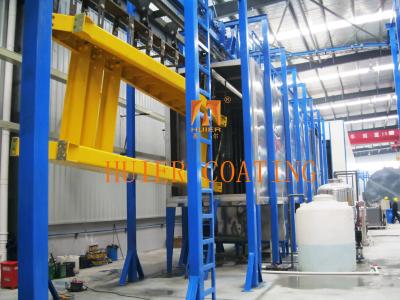 Stainless Steel Chemical Cleaning Line with PLC Control and Emergency Stop
