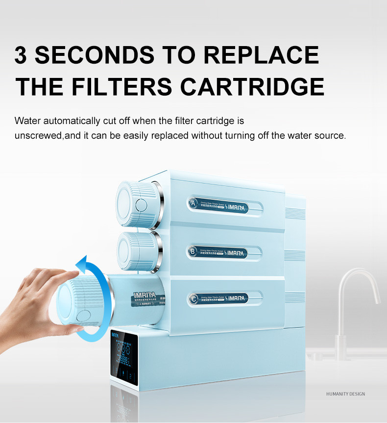 Система Ultraquiet Multiscene очистителя воды дома RO CE отечественная