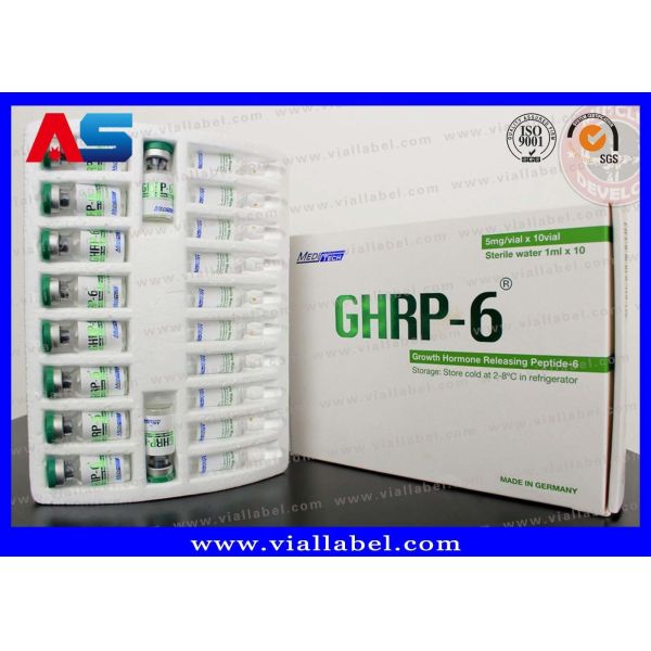 Фольга коробки бумажной медицины упаковывая серебряная металлическая для гормона роста впрысок Хгх