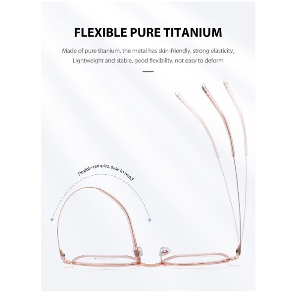 Стекла коробки стекел титана ацетата оптически объектива ориентированные на заказчика обрамляют всеобщее