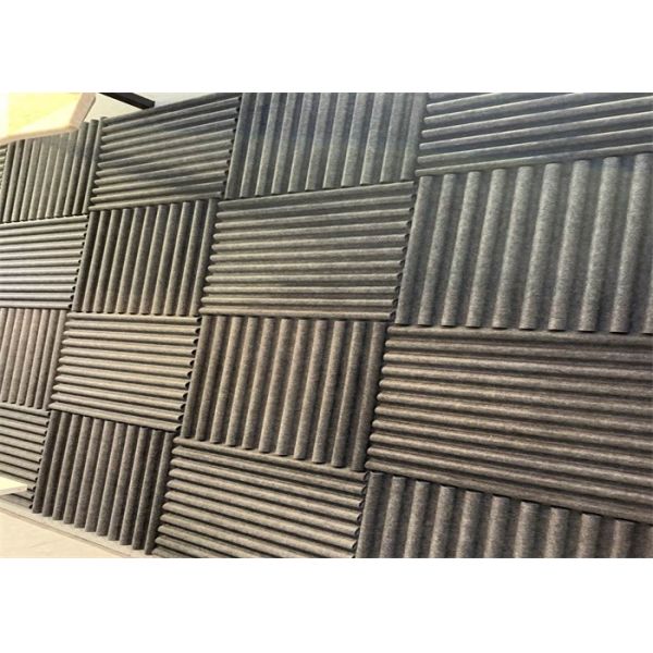 Suspended PET Acoustic Baffles Hanging Sound Absorber For Open Ceilings