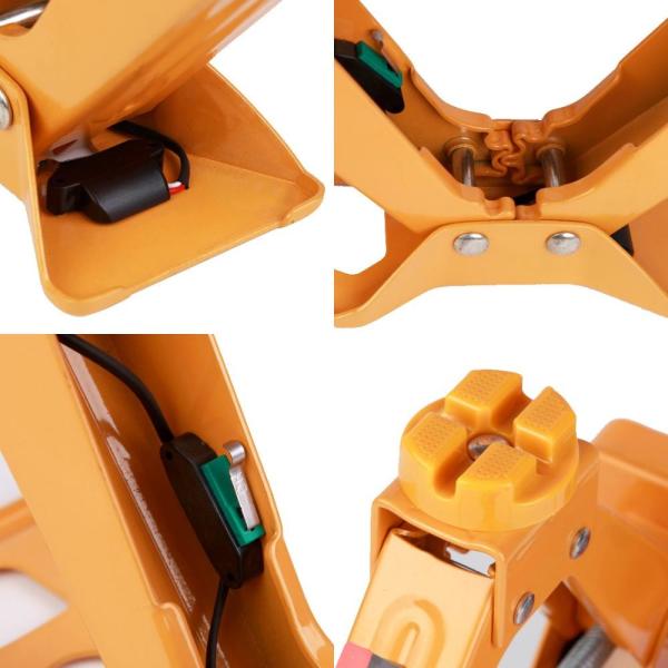 Elétricos de alumínio do perfil baixo Scissor Jack 525*450*260mm com controlo a distância